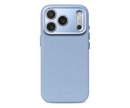 Etui do telefonów Decoded Leather Backcover do iPhone 18 Pro MagSafe (sky blue)